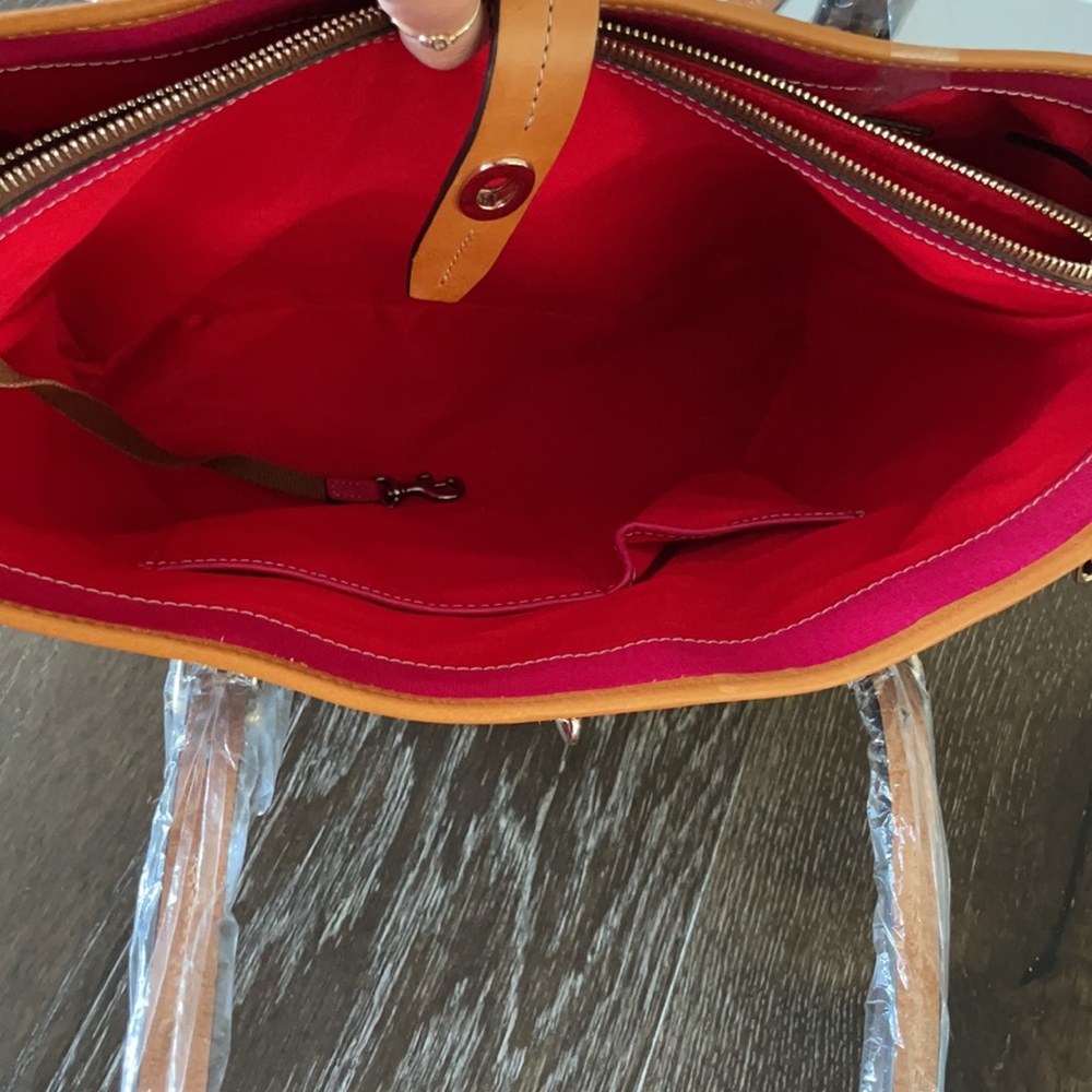 Dooney & Burke Dover Tote bag black and cognac - Picture 7 of 11